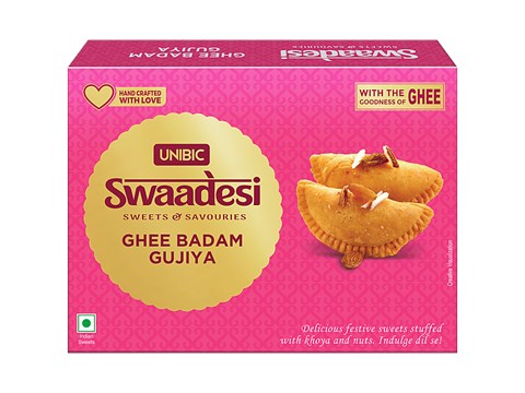 Unibic Foods Swaadesi Ghee Badam Gujia, 240 g