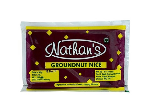 Nathan's Groundnut Nice, 100 g