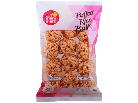 Manimark Puffed Rice Balls - Indian Sweet, 265 g