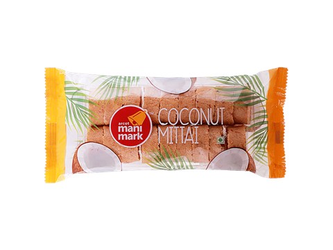 Manimark Coconut Mittai - Indian Sweet, 120 g