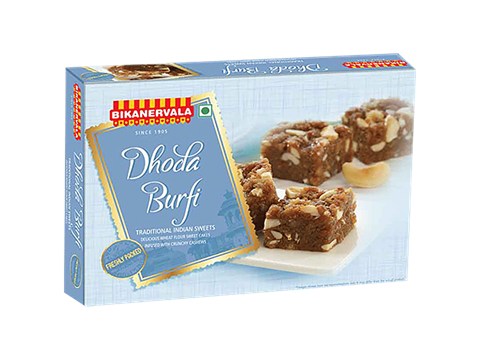 Bikanervala Dhoda Burfi - Traditional Indian Sweets, Freshly Packed, 400 g