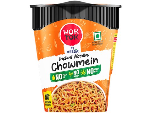 Wok Tok by Veeba Chowmein Instant Cup Noodles, 75.5 g