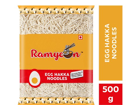 Ramyeon Egg Hakka Noodles - Zero Fat, Free From Additives, 500 g