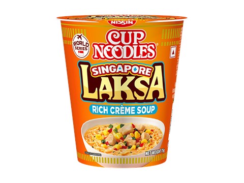 Nissin Cup Noodles World Series Rich Creme Soup - Singapore Laksa, 75 g