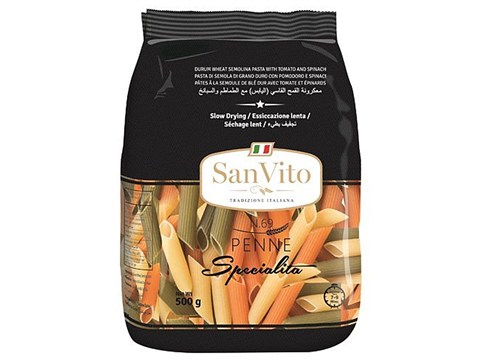 San Vito Tricolour Penne, 500 g