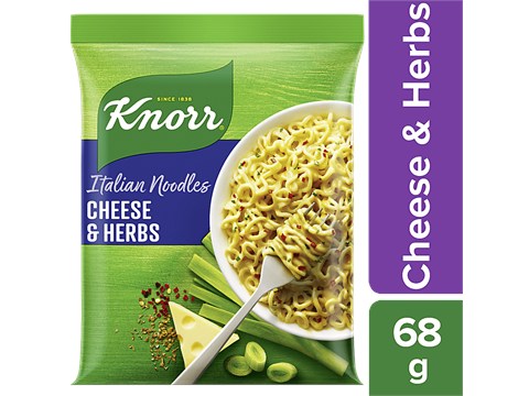 Knorr Italian Noodles - Cheese & Herbs, 68 g