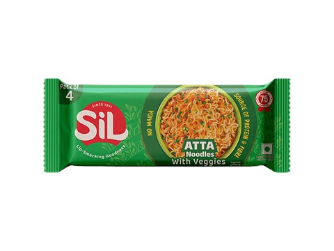 Sil Atta Noodles With Veggies, 290 g