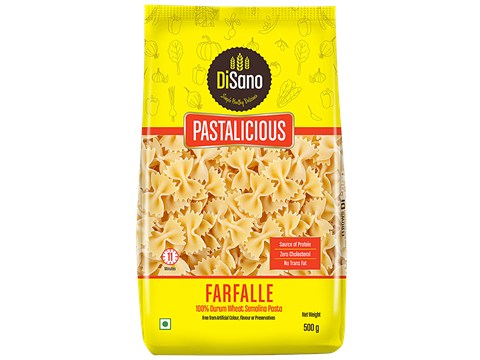 Disano Farfalle - Durum Wheat Semolina Pasta, 500 g