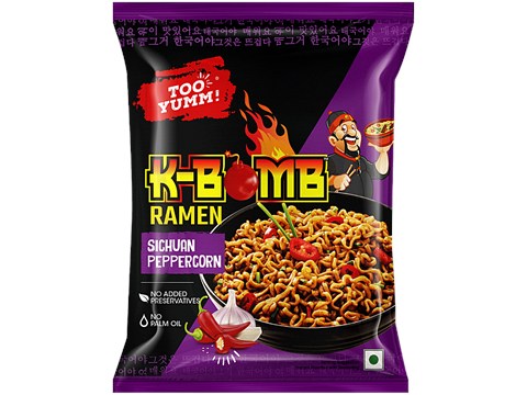 Too Yumm! K-Bomb Ramen Sichuan Peppercorn Instant Noodles, 79 g