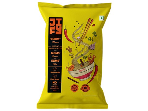 Jify Curry Flavour Instant Ramen Noodles, 72 g