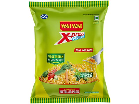 Wai Wai Xpress Instant Noodles - Jain Masala, 60 g