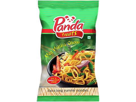 Panda Treats Hakka Noodles - Veg, without Masala, 200 g