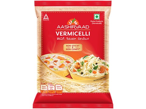 Aashirvaad Vermicelli, Made From Wheat, No Maida, 400 g