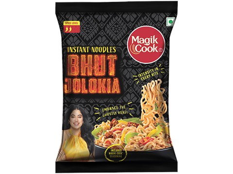 Magik Cook Bhut Jolokia Instant Noodles, 50 g