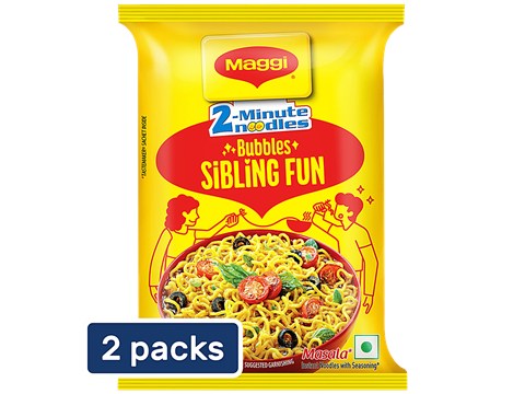 Maggi 2-Minute Instant Masala Noodles, 2x70 g