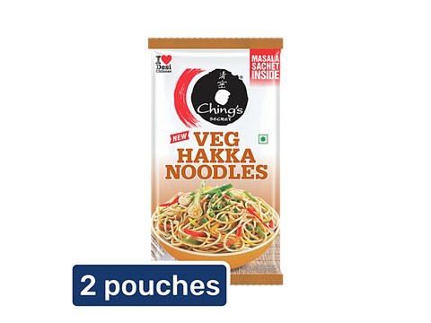 Ching's Secret Veg HakkaNoodlesWith Masala, 2x140 g