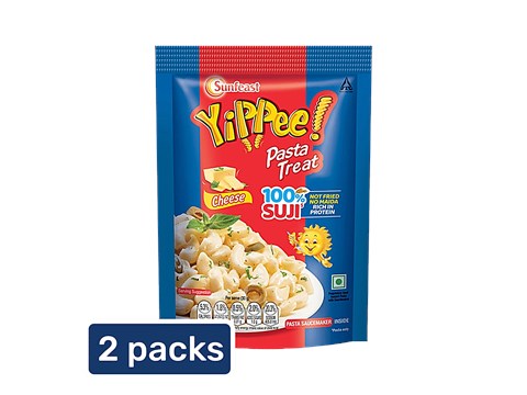 Sunfeast YiPPee! Cheese Pasta Treat, 2x70 g
