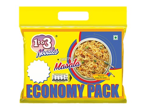 1to3 Noodles Chatpat Masala Noodles - Economy Pack, 500 g