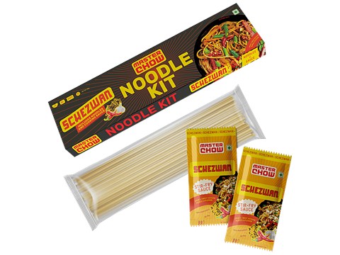 MasterChow Schezwan Noodle Kit - All-In-One Meal Kit, Sauce With Hakka Noodles, 210 g