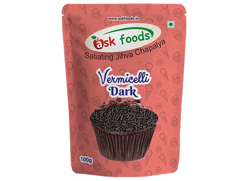 Ask Foods Vermicilli - Choco Dark, 100 g