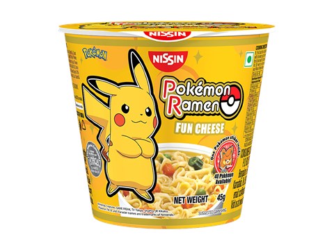 Nissin Pokemon Ramen - Fun Cheese, 45 g