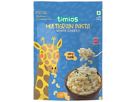 Timios Multigrain Pasta - White Cheesy, No-Maida, 195 g