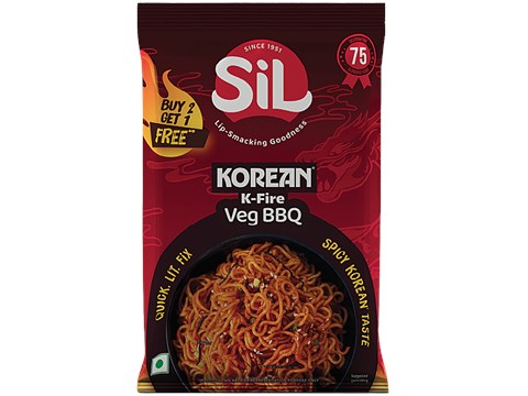 Sil Korean K-Fire Veg BBQ, 80 g