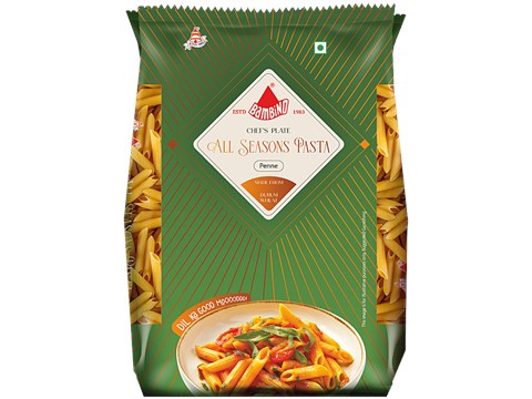 Bambino Premium All Seasons Penne Pasta - Goodness Of Durum Wheat Semolina, 400 g