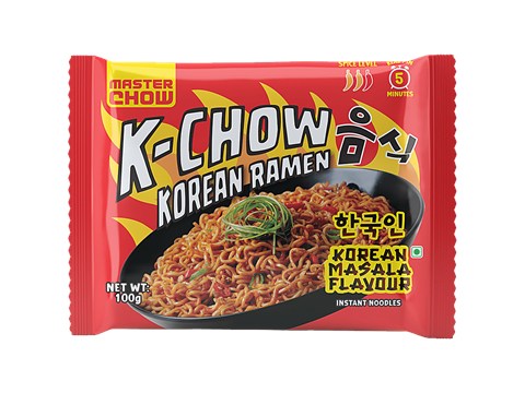 MasterChow Korean Ramen Masala Flavour Instant Noodles, 100 g