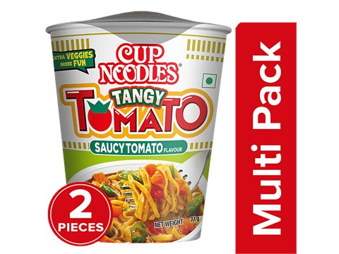 Nissin Cup Noodles - Tangy Tomato, 2x70 g