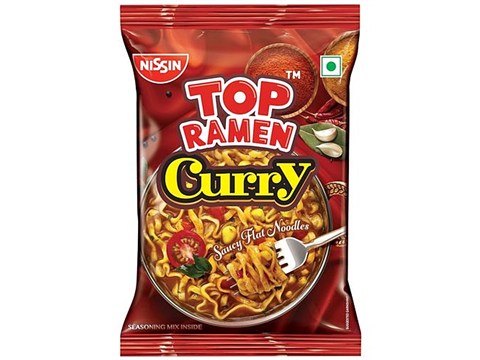 Top Ramen  Saucy Flat Instant Noodles - Curry, 70 g