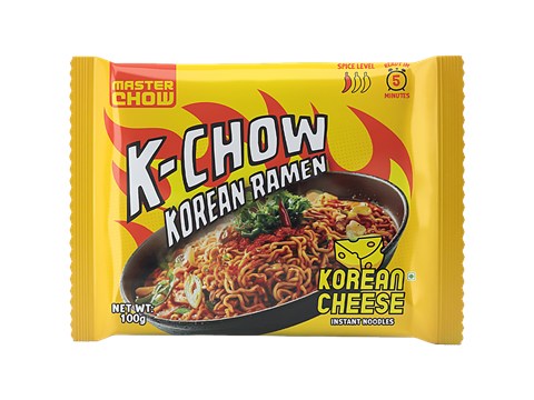 MasterChow Korean Ramen Cheese Instant Noodles, 100 g