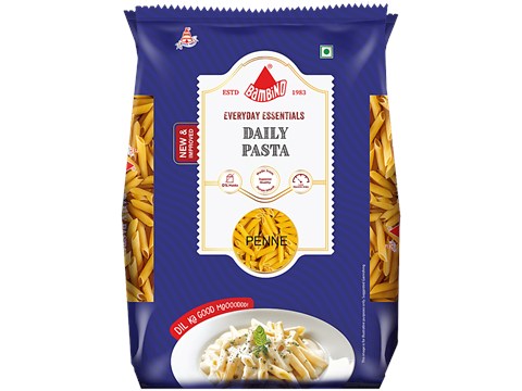 Bambino Pasta Daily Pasta - Penne, Made From Semolina, 500 g