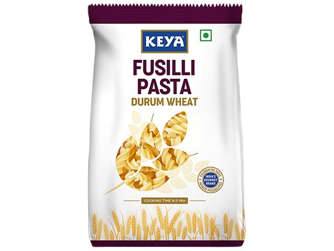 Keya Fusilli Pasta - Durum Wheat Semolina, 400 g