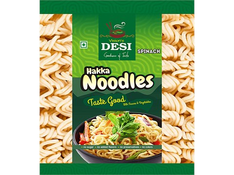 Desi Hakka Noodles - Spinach, 400 g