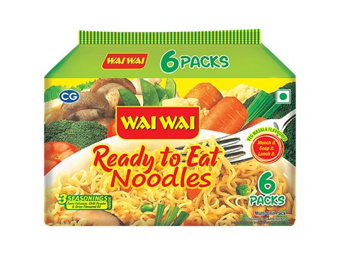 Wai Wai Veg Masala Flavoured Ready To Eat Instant Noodles, 390 g