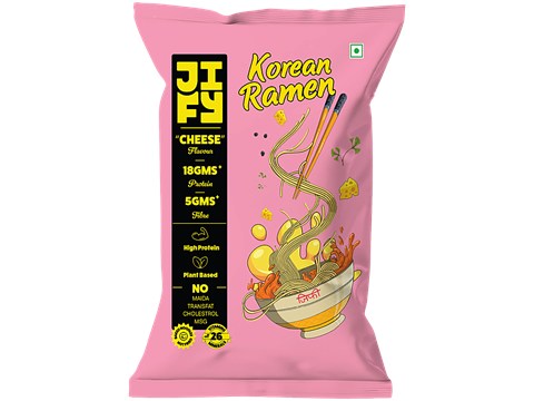 Jify Cheese Flavour Korean Ramen Instant Noodles, 72 g