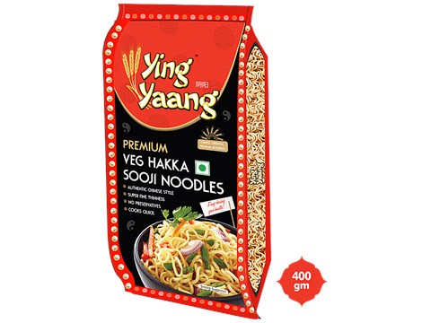 Savorit Premium Veg Hakka Sooji Noodles - No Preservatives, 400 g