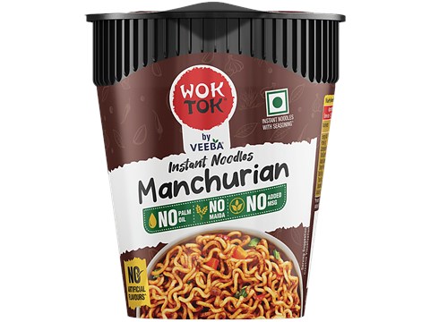 Wok Tok by Veeba Manchurian Instant Cup Noodles, 75.5 g