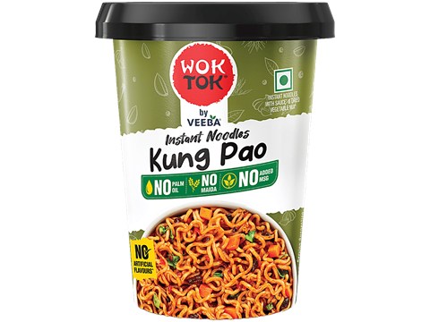 Wok Tok by Veeba Kung Pao Instant Cup Noodles, 92.5 g