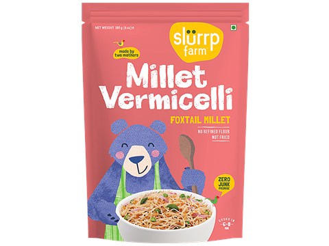 Slurrp Farm Foxtail Millet Vermicelli/Semiya - No Refined Flour, 180 g
