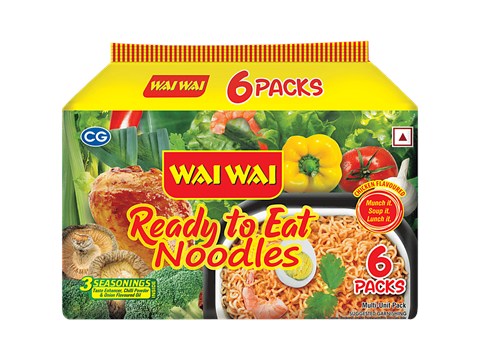 Wai Wai Chicken Flavour Ready To Eat Instant Noodles, 390 g