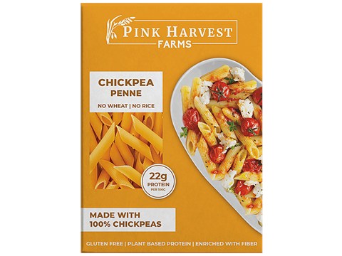 Pink Harvest Farms Chickpea Penne Pasta - No Wheat & Rice, Plant-based Protein, Enriched With Fiber, 200 g