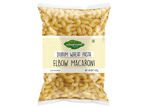 Wingreens Farms Durum Wheat Pasta - Elbow Macaroni, 400 g