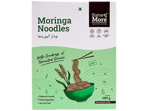 Some More Hakka Moringa Millet Noodles - No Maida, Diabetic Friendly, Easily Digestible, 180 g