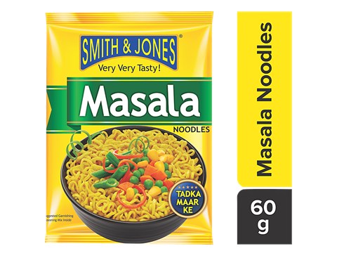 Smith & Jones Masala Noodles - Delicious & Satisfying, 60 g
