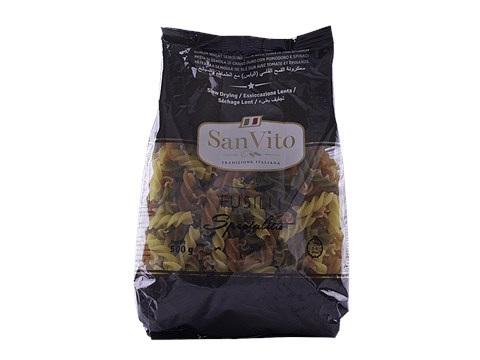 San Vito Tricolour Fusilli, 500 g