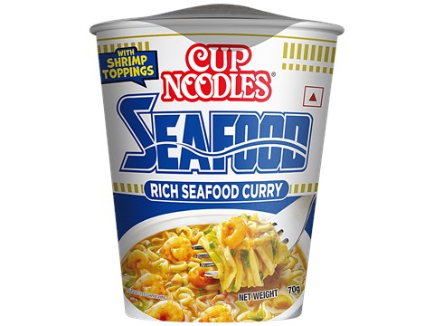Nissin Cup Noodles - Rich Seafood Curry, 70 g