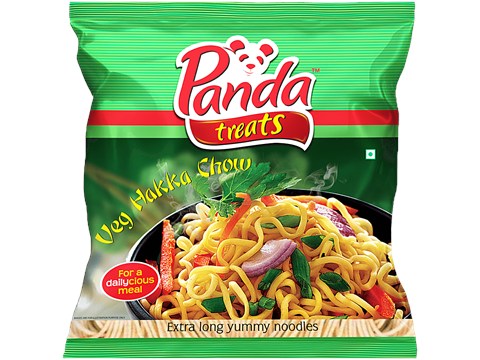 Panda Treats Hakka Noodles - Veg, without Masala, 400 g