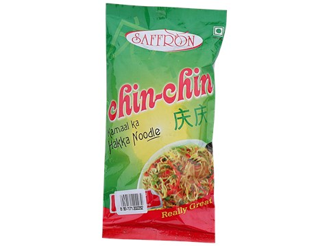 Saffron Chin Chin - Veg Hakka Noodles, High Quality Ingredients, Authentic Taste & Flavour, 150 g